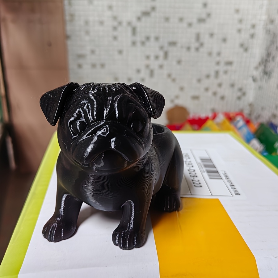 Pug-Shaped Succulent Planter & Desktop Storage Box - Cute Pug Pot Suitable for Plants or Small Organizers, Lightweight Plastic u002FOutdoor Use with Pug-Themed, Irregular Shape for Office Decor, Multi-Functional Holder Gardening Gift,home Decor - Image 7