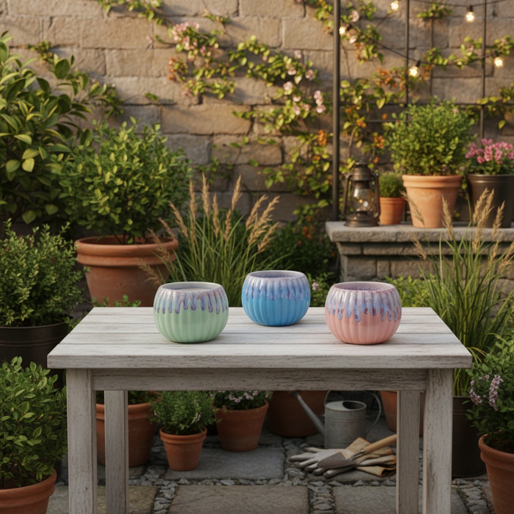 Hand-glazed Cream Pumpkin Succulent Flowerpot | Colorful Ceramic Gardening Breathable Pot | Succulent Plantingu002F Home Decorationu002F Niche Gift-giving Artifact (artisan Handiwork, Cute Design, Gardening Aesthetic Style) Gardening Gift,home Decor - Image 10