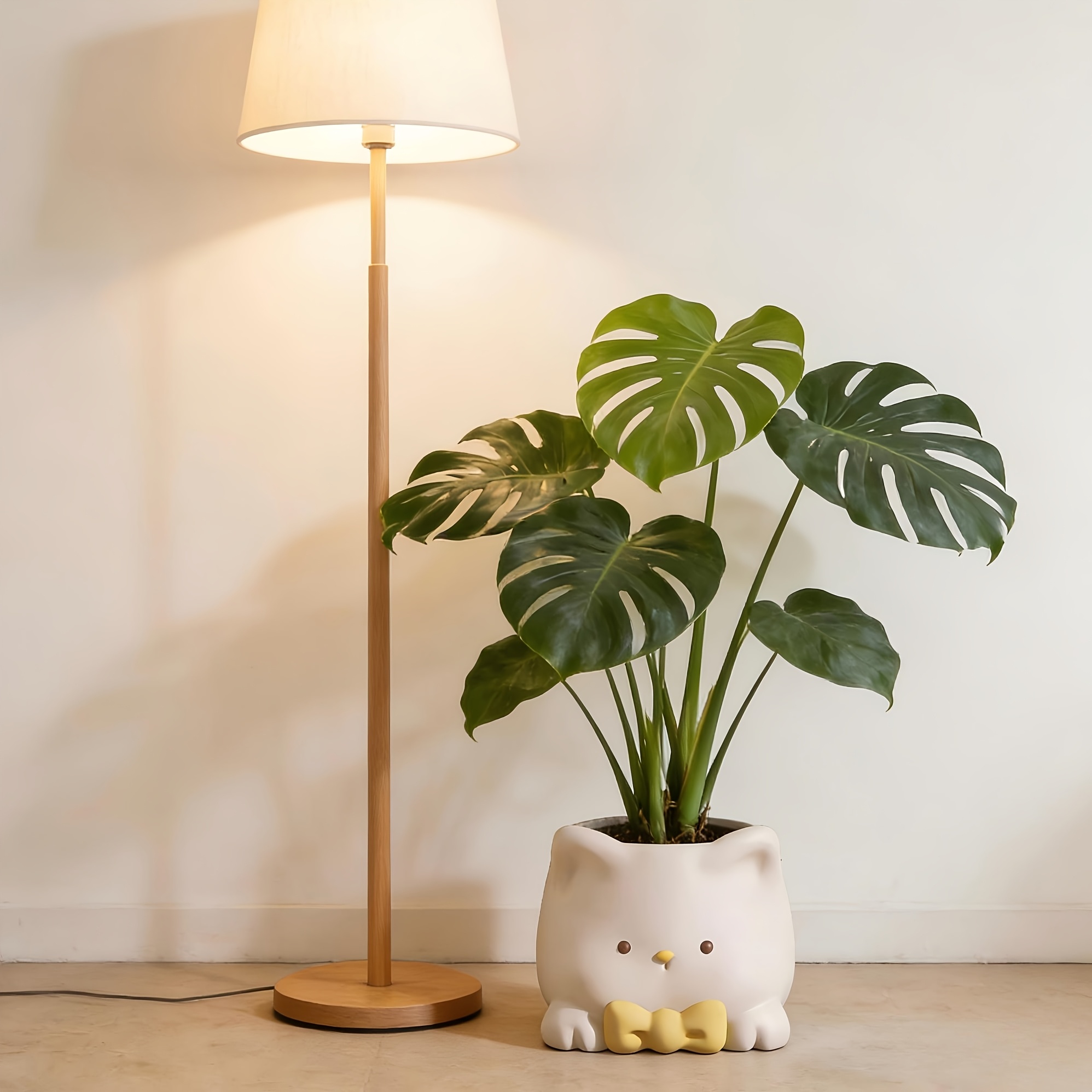 1pc 1pcs Cute Cat-Shaped Ceramic Planter Pot with Drainage Hole - Suitable for Phalaenopsis Orchids, Strelitzia, Succulents, Cacti - u002FOutdoor Floor Plant Pot for Balcony,, Entryway Decor - Polished Ceramic Flower Pot for Potted Gardening Gift,home - Image 3