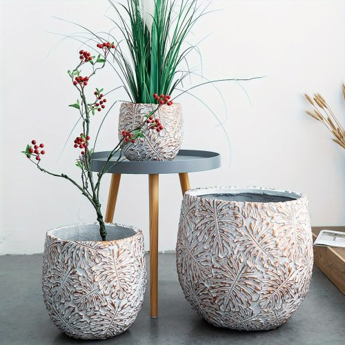 Large Size, Large Diameter Wind Cement Flower Pot, 1pc Gardening Gift,home Decor